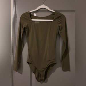 Everlane square neck bodysuit